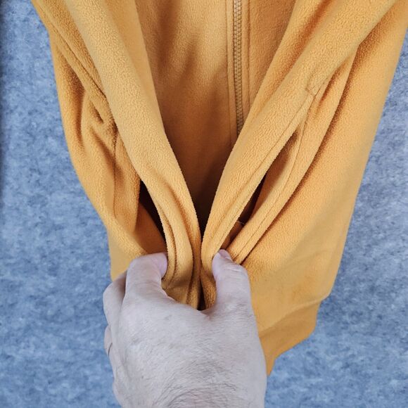 US Polo Assn Men's Fleece‎ Hooded Jacket Size L Blue & Yellow Full Zip Polyester - Picture 6 of 11